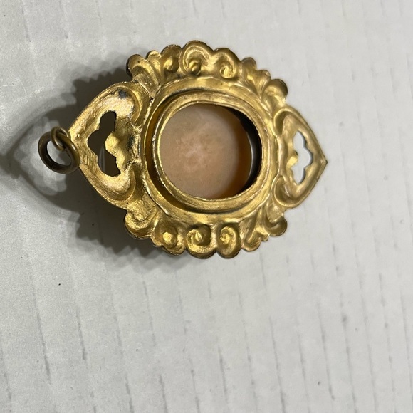 Victorian style Cameo Pendant Woman Silhouette - Picture 10 of 10